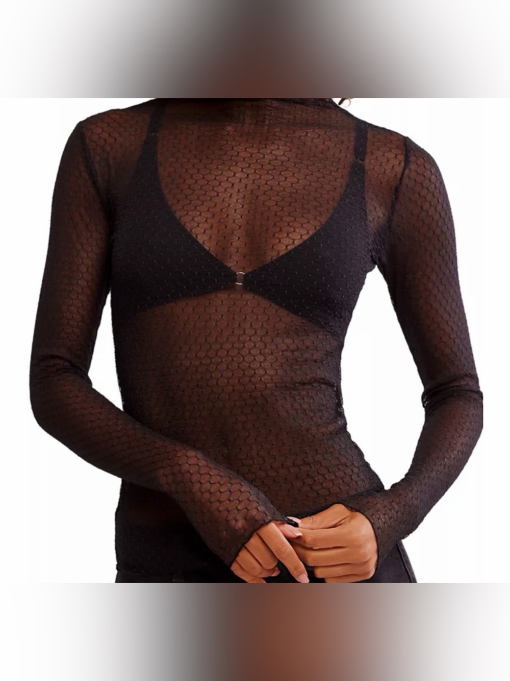 Free People Minding My Business Sheer Top
